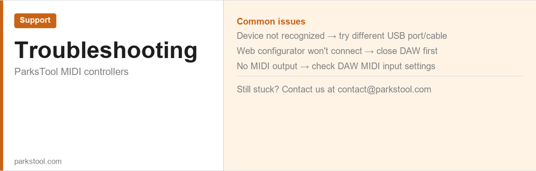 troubleshooting